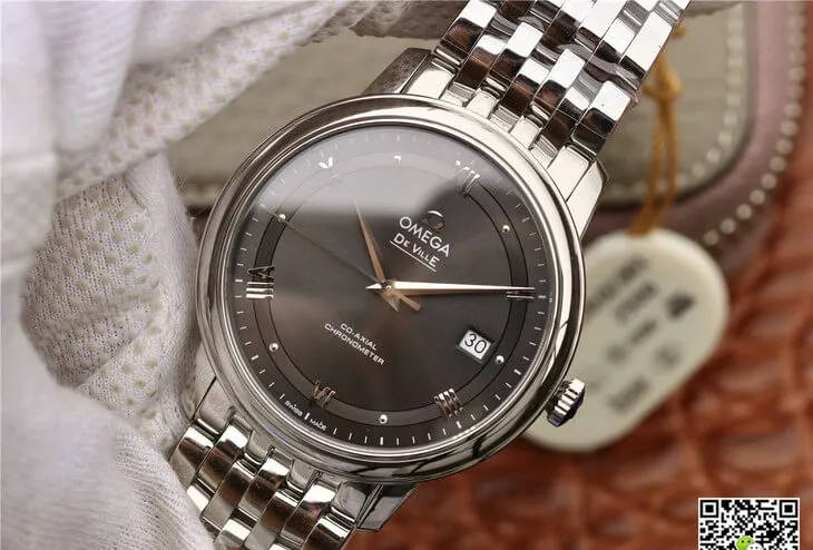 Omega De Ville 424.10.40.20.06.001 MKS Factory 1:1 Best Edition Replica Watch Black Dial